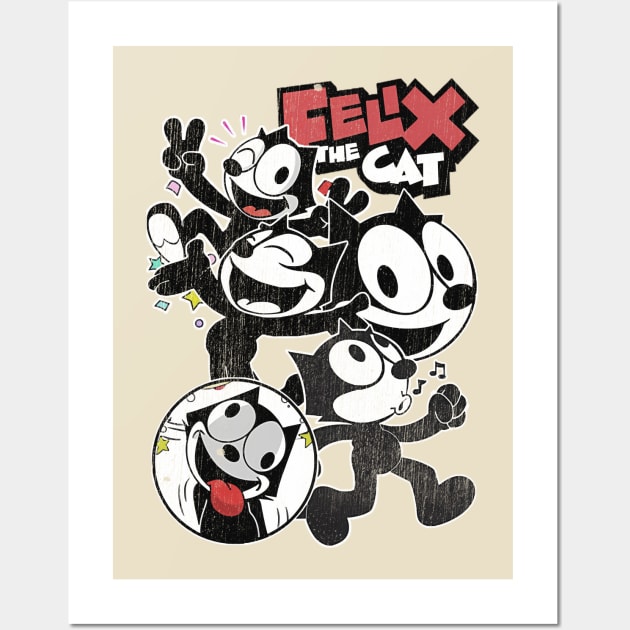 felix the cat vintage Wall Art by romanisa